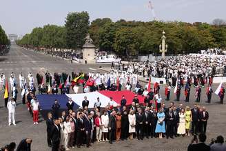 Celebrações em Paris pelo Dia da Queda da Bastilha