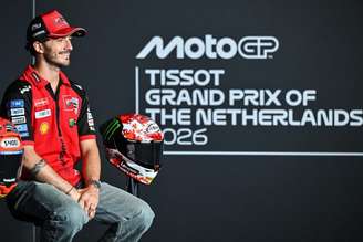 Pecco Bagnaia durante o GP da Holanda 