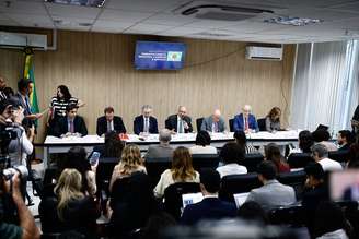 Governo Lula deu coletiva nesta quinta-feira, 16, após imposição de tarifaço dos EUA a produtos brasileiros