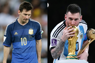 Da decepção à glória eterna: relembre o desempenho de Messi nas finais das Copas de 2014 e 2022
