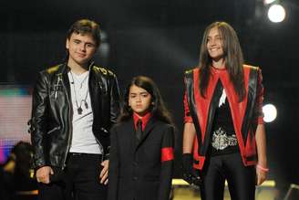 Prince, Blankett e Paris, os três filhos de Michael Jackson