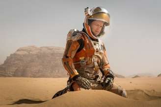 'Perdido em Marte' estreou em 2015. Damon vive um astronauta que se vê sozinho no planeta após uma tempestade