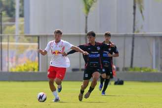 Pedro Barboza, jogador do time sub-17 do Red Bull Bragantino. 