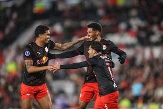 Jogadores do Red Bull Bragantino. 