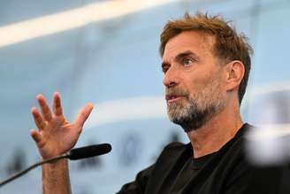 Klopp durante apresentação como novo treinador da Alemanha 