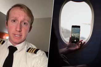 Um piloto de linha aérea, sobre celulares que não estão no modo avião durante a decolagem: