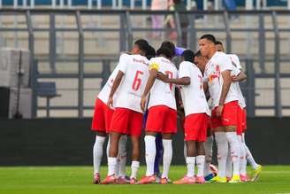 Jogadores do time sub-20 do Red Bull Bragantino. 