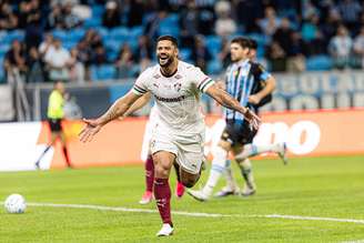 Hulk marcou o primeiro gol com a camisa do Fluminense contra o Grêmio – FOTO: MARINA GARCIA/ FLUMINENSE F.C.