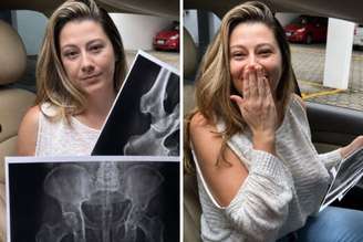 Bella Mantovani recebe presente inusitado