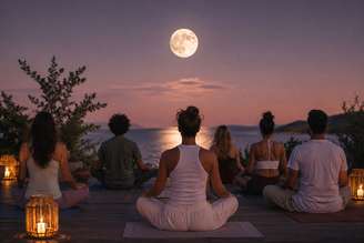 O Guru Purnima 2026 acontece nesta quarta-feira, 29 de julho, na Lua Cheia do mês. É a data mais auspiciosa do ano para toda a comunidade do Yoga, o dia reservado para reverenciar os mestres que trouxeram luz à nossa caminhada.