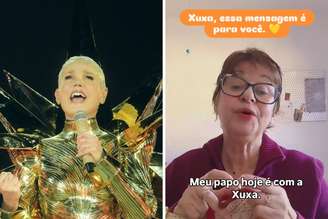 Xuxa durante show | Lucimar em vídeo postado no Instagram