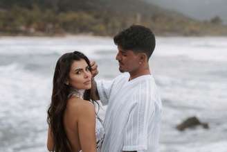 Isabella Arantes e Gabriel Medina