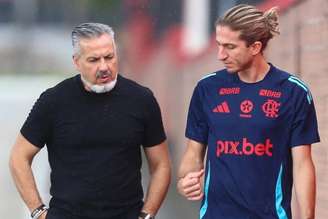 José Boto e Filipe Luís no Flamengo