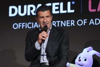 Luis Figo, ídolo do Real Madrid. (Photo by Alex Caparros/Getty Images for Duracell)