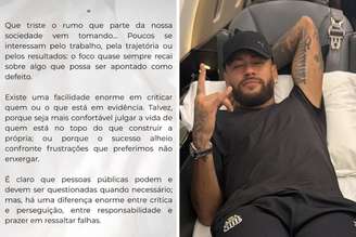 Texto postado por Neymar | Neymar em seu jatinho