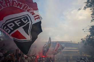 Bandeirão do São Paulo. 