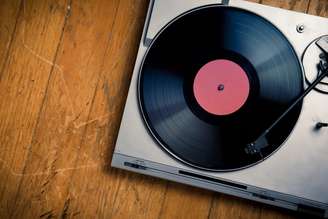 Foto stock disco de vinil