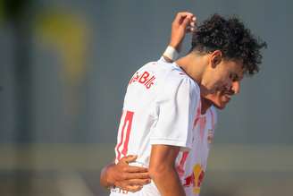 Samuel Alves, jogador do time sub-17 do Red Bull Bragantino. 