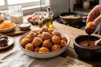 Bolinho de chuva de cenoura