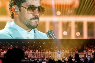 O cantor porto-riquenho, Bad Banny, se apresentou em São Paulo este ano
