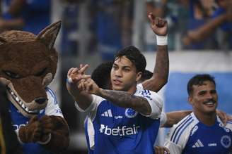 Kaio Jorge após marcar pelo Cruzeiro 