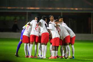 Jogadores do time sub-20 do Red Bull Bragantino. 