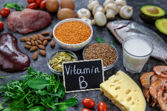 Uma alimentação variada e equilibrada pode contribuir para o consumo adequado das vitaminas do complexo B