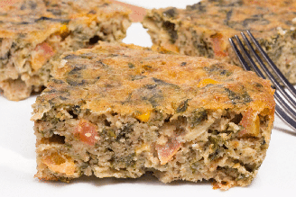 Torta de escarola e frango