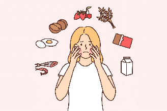 A alergia alimentar em adultos pode ser causada por diferentes fatores