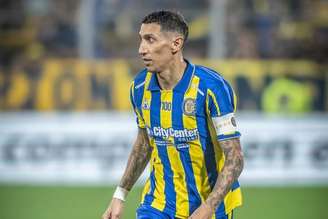Ángel Di María, capitão e ídolo do Rosario Central, adversário do Corinthians nas oitavas de final da Libertadores