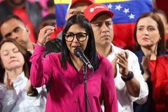 Delcy Rodríguez é a presidente interina da Venezuela desde a captura de Nicolás Maduro