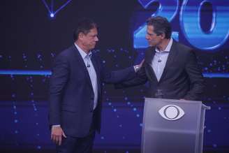 Tarcísio e Haddad são adversários na disputa pelo governo de São Paulo