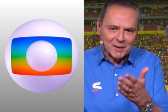 Luis Roberto retorna à programação da Globo após cuidar da saúde (Imagem: Reprodução - Globo - Divulgação - Globo / Montagem - RD1)