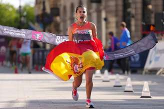 María Pérez faz história na marcha atlética em Birmingham (World Athletics / Getty Image)