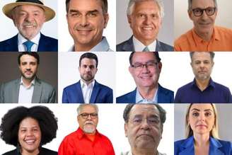 Fotos dos candidatos à Presidência da República