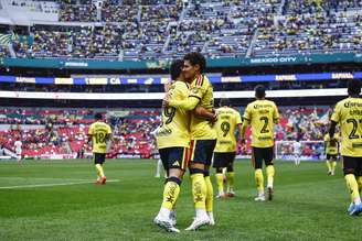 Raphael Veiga após marcar pelo América-MEX 