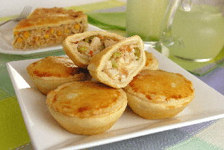 Empadinha de palmito cremosa