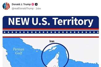Imagem publicada por Trump na plataforma Truth Social
