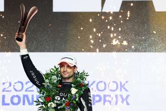 Mitch Evans durante o ePrix de Londres