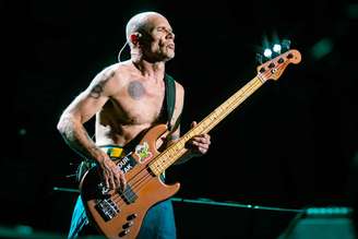 Flea com o Red Hot Chili Peppers em Brasília