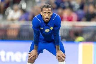 João Pedro durante a pré-temporada do Chelsea 