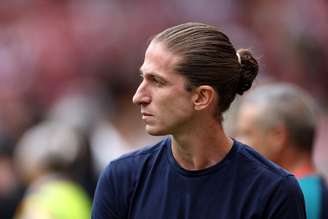 Filipe Luís em Liverpool x Monaco. (Photo by Naomi Baker/Getty Images)