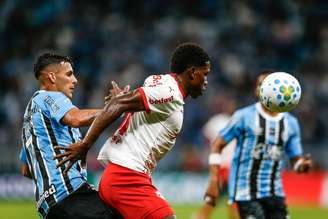 Henry Mosquera, jogador do Red Bull Bragantino. 