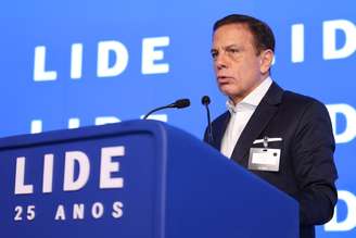 João Doria durante o 25º Fórum Lide Empresarial, realizado no Rio de Janeiro