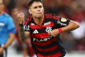 Luiz Araújo em ação pelo Flamengo