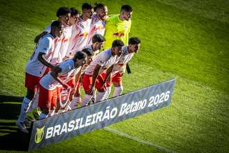 Jogadores do Red Bull Bragantino. 
