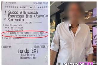 Garçom escreveu para que 'cuspissem' em refeição