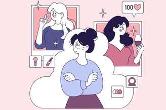 A busca por uma aparência idealizada nas redes sociais pode afetar a autoestima e a relação com o próprio corpo