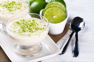 mousse fit de limão.