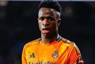 Vini Jr em ação pelo Real Madrid